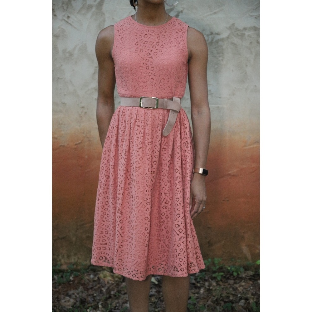 Coral dress